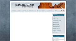 Desktop Screenshot of kginstruments.com